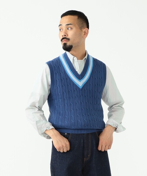 Alan Paine（アランペイン）の「ALAN PAINE / 別注 Cotton Criket Vest