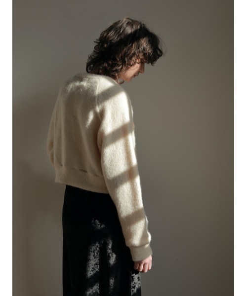 AMAIL(アマイル)の「2open cloth(ニット/セーター・レディース・アイボリー/ピンク・FREE)」の5枚目の写真