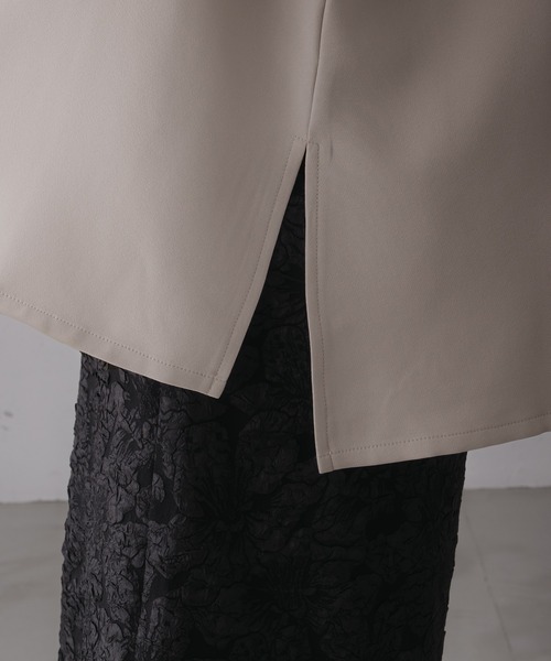 epnok(エプノック)の「サイドスリットベーシックルーズシャツ(シャツ/ブラウス・メンズ・チャコールグレー/ブラック/オフホワイト/カーキ/グレイッシュベージュ/グレイッシュブルー/モカ・SMALL/X-SMALL/LARGE/MEDIUM)」の17枚目の写真