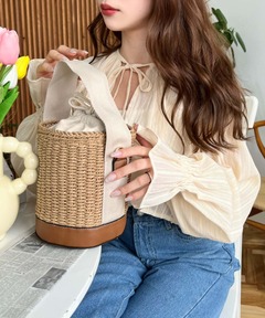 Big Straw Bag/カゴバッグ（かごバッグ）｜FLAG by ALEXIA STAM