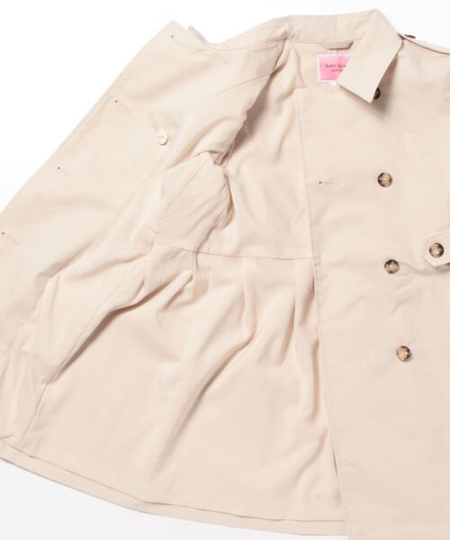 kate spade new york kids(ケイトスペードニューヨーク)の「トドラー トレンチコート(トレンチコート・キッズ・ベージュ・120cm/130cm)」の8枚目の写真