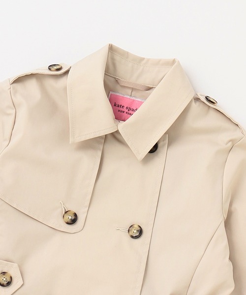 kate spade new york kids(ケイトスペードニューヨーク)の「トドラー トレンチコート(トレンチコート・キッズ・ベージュ・120cm/130cm)」の4枚目の写真