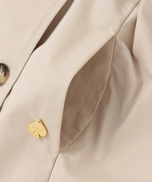 kate spade new york kids(ケイトスペードニューヨーク)の「トドラー トレンチコート(トレンチコート・キッズ・ベージュ・120cm/130cm)」の2枚目の写真