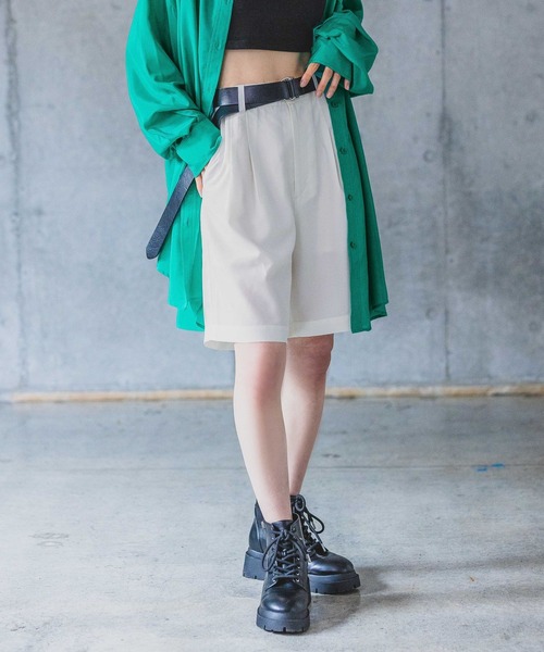 PAGEBOY(ページボーイ)の「SETUPショートパンツ(その他パンツ・レディース・チャコールグレー/オフホワイト/ブラック・FREE)」の8枚目の写真