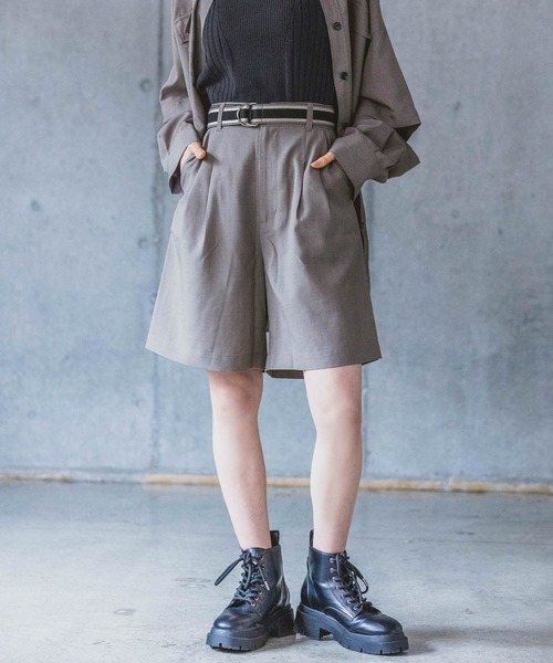 PAGEBOY(ページボーイ)の「SETUPショートパンツ(その他パンツ・レディース・チャコールグレー/オフホワイト/ブラック・FREE)」の17枚目の写真