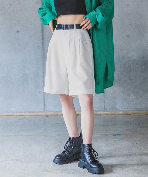 PAGEBOY(ページボーイ)の「SETUPショートパンツ(その他パンツ・レディース・チャコールグレー/オフホワイト/ブラック・FREE)」の9枚目の写真