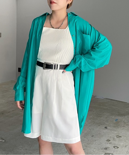 PAGEBOY(ページボーイ)の「SETUPショートパンツ(その他パンツ・レディース・チャコールグレー/オフホワイト/ブラック・FREE)」の5枚目の写真