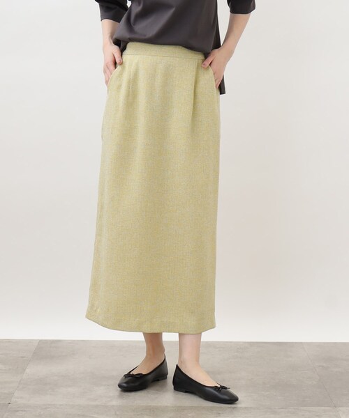 grove（グローブ）の「◆レトロなサマーツィードセットアップ（セットアップ・レディース・アイボリー系3/ダークグリーン系3/ライトイエロー系4・02/03/01/05/04）」の22枚目の写真