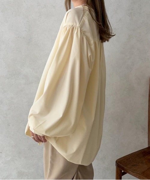 apres jour clair(アプレジュールクレア)の「【apres jour clair】フロントレースアップチュニック【ZOZOTOWN限定アイテム】(シャツ/ブラウス・レディース・ベージュ/アイボリー・X-LARGE/フリー)」の17枚目の写真