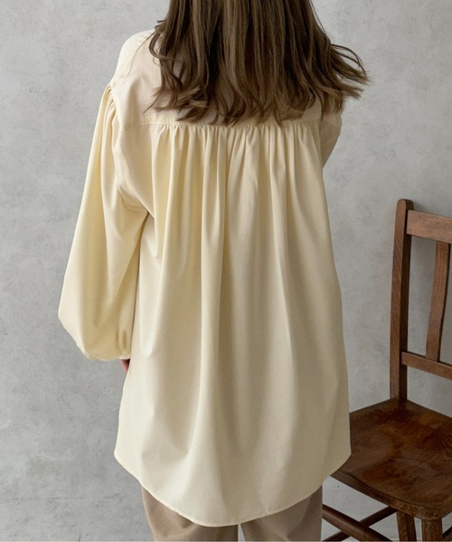 apres jour clair(アプレジュールクレア)の「【apres jour clair】フロントレースアップチュニック【ZOZOTOWN限定アイテム】(シャツ/ブラウス・レディース・ベージュ/アイボリー・X-LARGE/フリー)」の10枚目の写真