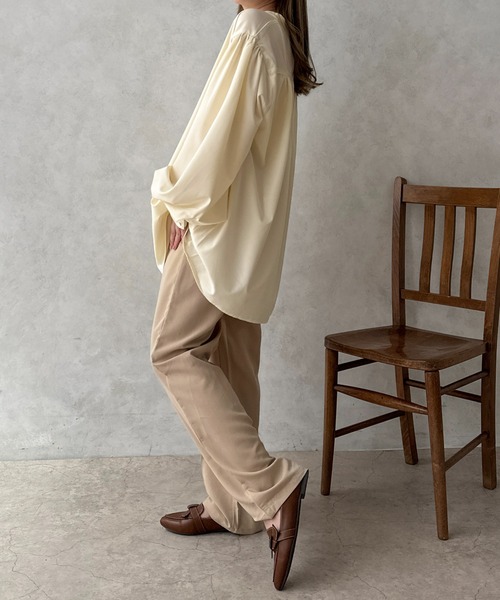 apres jour clair(アプレジュールクレア)の「【apres jour clair】フロントレースアップチュニック【ZOZOTOWN限定アイテム】(シャツ/ブラウス・レディース・ベージュ/アイボリー・X-LARGE/フリー)」の13枚目の写真