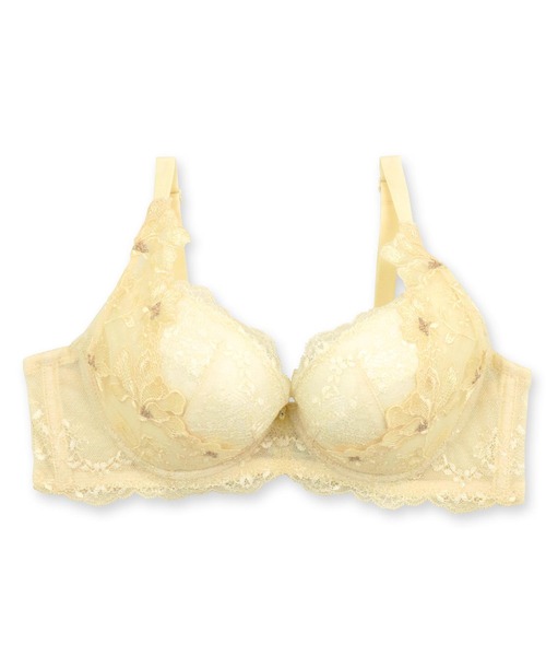 fran de lingerie（フランデランジェリー）の「Fleurie フルリール コーディネートブラジャー B65-G75カップ（ブラジャー・レディース・ピンク/ミント/イエロー・C75/B75/D65/F70/E75/D70/C70/G70/B65/C65/F65/B70/E65/G75/E70/D75/F75/G65）」の20枚目の写真