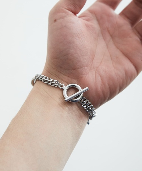URBAN RESEARCH（アーバンリサーチ）の「URBAN RESEARCH iD　コンビネーションチェーンブレスレット（ブレスレット・メンズ・シルバー・FREE）」の5枚目の写真