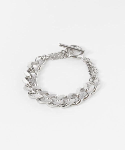 URBAN RESEARCH（アーバンリサーチ）の「URBAN RESEARCH iD　コンビネーションチェーンブレスレット（ブレスレット・メンズ・シルバー・FREE）」の2枚目の写真