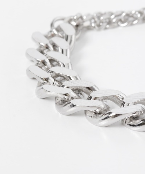 URBAN RESEARCH（アーバンリサーチ）の「URBAN RESEARCH iD　コンビネーションチェーンブレスレット（ブレスレット・メンズ・シルバー・FREE）」の3枚目の写真