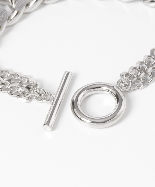 URBAN RESEARCH（アーバンリサーチ）の「URBAN RESEARCH iD　コンビネーションチェーンブレスレット（ブレスレット・メンズ・シルバー・FREE）」の4枚目の写真