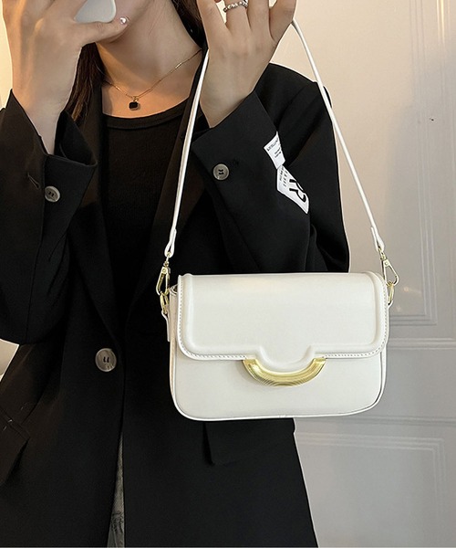 LOPASS（ロパス）の「2wayスクエアショルダーバッグ（ショルダーバッグ・レディース・ブラウン/ブラック/ホワイト・FREE）」の8枚目の写真