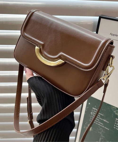 LOPASS（ロパス）の「2wayスクエアショルダーバッグ（ショルダーバッグ・レディース・ブラウン/ブラック/ホワイト・FREE）」の14枚目の写真