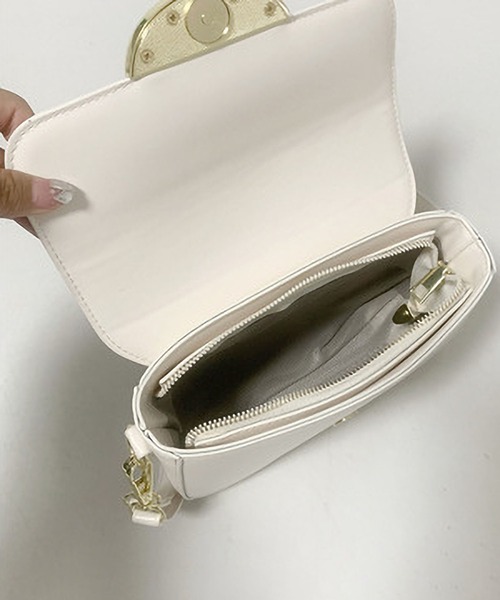 LOPASS（ロパス）の「2wayスクエアショルダーバッグ（ショルダーバッグ・レディース・ブラウン/ブラック/ホワイト・FREE）」の21枚目の写真