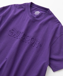 【OUTDOOR PRODUCTS/アウトドアプロダクツ】エンボスロゴ　同色プリント　ルーズシルエット　ビッグシルエット　Tシャツ
