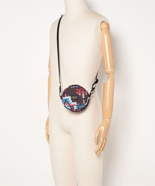 PENDLETON(ペンドルトン)の「PENDLETON ペンドルトン ROCKPOINT ROUND MINI SHOULDER ロックポイント ラウンド ミニショルダーバッグ(ショルダーバッグ・レディース・オフホワイト/ブラック/ラベンダー・ONE SIZE)」の4枚目の写真