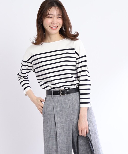Reflect / リフレクト 【夏SALE／UVカット／接触冷感／洗える】パネルボーダープルオーバー 夏SALE／UVカット／接触冷感／洗える】パネルボーダープル