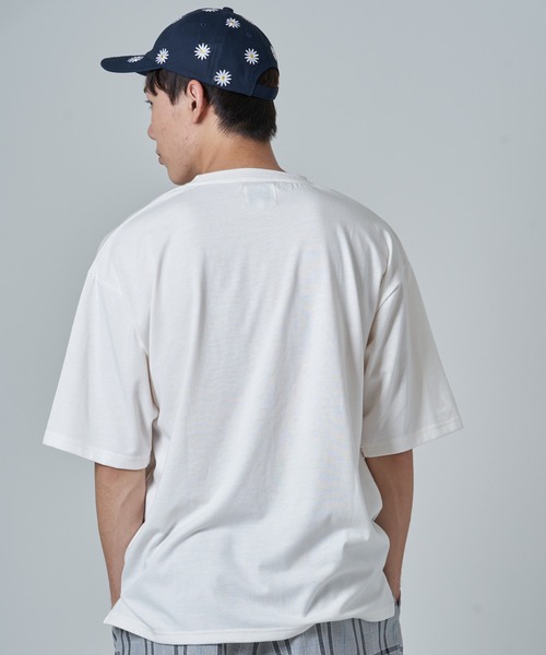 CORISCO(コリスコ)の「度詰め天竺 半袖BIG TEE(M1)(Tシャツ/カットソー・メンズ・ブラック/ブルー/ホワイト/ライトグレー/レッド/グリーン・SMALL/MEDIUM/LARGE/X-LARGE)」の9枚目の写真