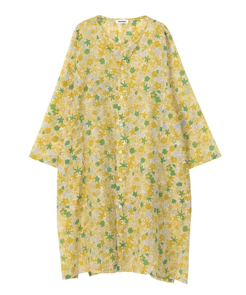 Plantation(プランテーション)の「(S)チビハナPT / ブラウス / (O)(チュニック・レディース・イエロー/ブルー・M size)」の7枚目の写真