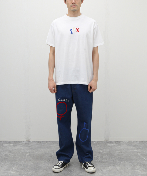 WESTOVERALLS（ウエストオーバーオールズ）の「【WESTOVERALLS / ウェストオーバーオールズ】SEX T（Tシャツ/カットソー・メンズ・ホワイト・LARGE）」の9枚目の写真