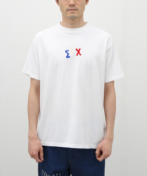 WESTOVERALLS（ウエストオーバーオールズ）の「【WESTOVERALLS / ウェストオーバーオールズ】SEX T（Tシャツ/カットソー・メンズ・ホワイト・LARGE）」の2枚目の写真