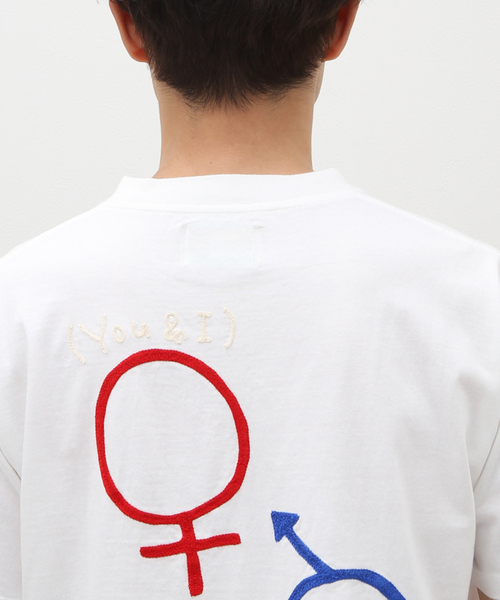 WESTOVERALLS（ウエストオーバーオールズ）の「【WESTOVERALLS / ウェストオーバーオールズ】SEX T（Tシャツ/カットソー・メンズ・ホワイト・LARGE）」の6枚目の写真