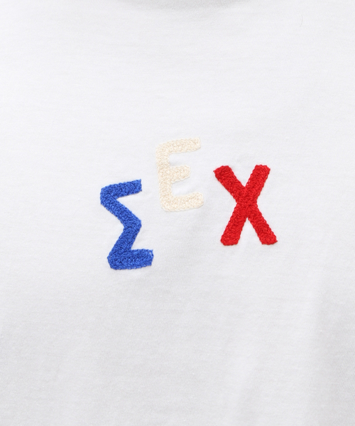 WESTOVERALLS（ウエストオーバーオールズ）の「【WESTOVERALLS / ウェストオーバーオールズ】SEX T（Tシャツ/カットソー・メンズ・ホワイト・LARGE）」の3枚目の写真