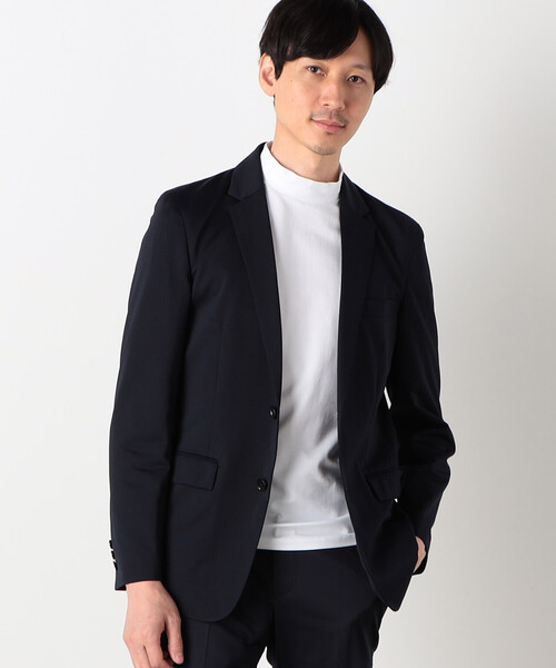 COMME CA ISM(コムサイズム)の「コットン天竺 モックネックTシャツ(Tシャツ/カットソー・メンズ・ブラック/ライトグレー/ホワイト/チャコール・SMALL/MEDIUM/LARGE/X-LARGE)」の5枚目の写真