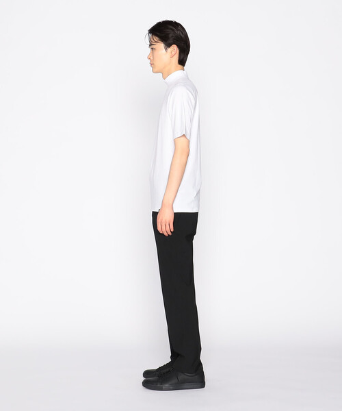 COMME CA ISM(コムサイズム)の「コットン天竺 モックネックTシャツ(Tシャツ/カットソー・メンズ・ブラック/ライトグレー/ホワイト/チャコール・SMALL/MEDIUM/LARGE/X-LARGE)」の9枚目の写真