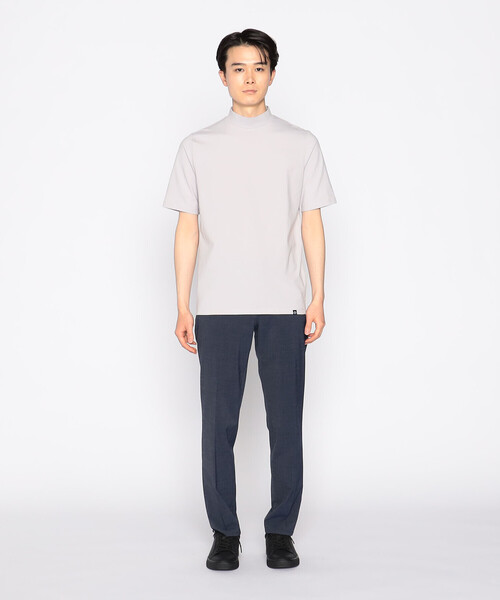COMME CA ISM(コムサイズム)の「コットン天竺 モックネックTシャツ(Tシャツ/カットソー・メンズ・ブラック/ライトグレー/ホワイト/チャコール・SMALL/MEDIUM/LARGE/X-LARGE)」の13枚目の写真