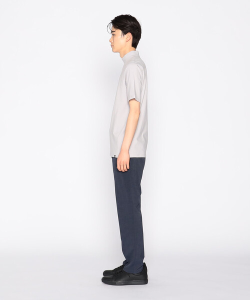 COMME CA ISM(コムサイズム)の「コットン天竺 モックネックTシャツ(Tシャツ/カットソー・メンズ・ブラック/ライトグレー/ホワイト/チャコール・SMALL/MEDIUM/LARGE/X-LARGE)」の14枚目の写真