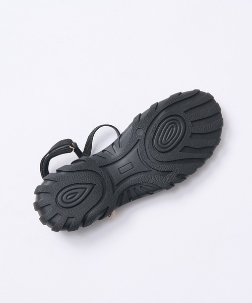 RIVE DROITE(リヴドロワ)の「R.good/ラインストラップスポサン(サンダル・レディース・ブラウン/ブラック・S/M/L)」の10枚目の写真