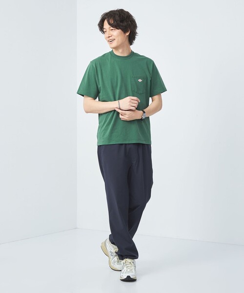 DANTON(ダントン)の「<DANTON>ロゴ ポケット ソリッド Tシャツ(Tシャツ/カットソー・メンズ・ピンク/ネイビー/ライトグレー/ホワイト/ダークグリーン/ライトピンク/オフホワイト/その他1/ダークブラウン/ナチュラル/ロイヤルブルー/その他/その他3/ターコイズブルー系/オレンジ・M/L/S)」の22枚目の写真