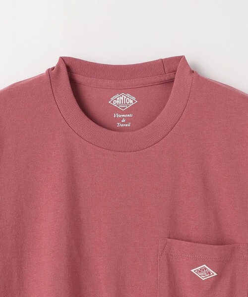 DANTON（ダントン）の「＜DANTON＞ロゴ ポケット ソリッド Tシャツ（Tシャツ/カットソー・メンズ・ピンク/ネイビー/ライトグレー/ホワイト/ダークグリーン/ライトピンク/オフホワイト/その他1/ダークブラウン/ナチュラル/ロイヤルブルー/その他・M/L/S）」の13枚目の写真