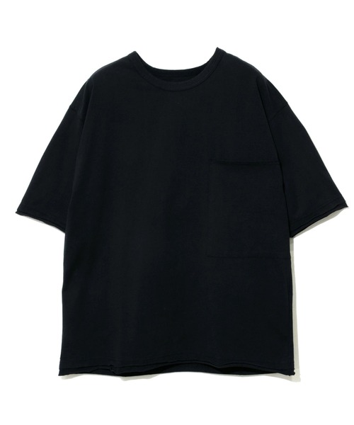 AOZORA（アオゾラ）の「AOZORA/アオゾラ　カットオフTシャツ（Tシャツ/カットソー・メンズ・エメラルド/バイオレット/ブラウン/オリーブ/ブラック/ホワイト/ライトオレンジ系・MEDIUM/LARGE）」の3枚目の写真