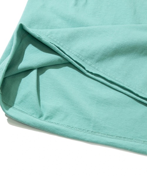 AOZORA（アオゾラ）の「AOZORA/アオゾラ　カットオフTシャツ（Tシャツ/カットソー・メンズ・エメラルド/バイオレット/ブラウン/オリーブ/ブラック/ホワイト/ライトオレンジ系・MEDIUM/LARGE）」の12枚目の写真