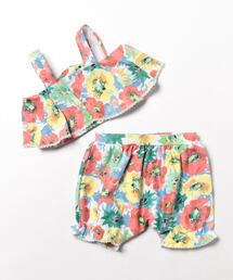 ベビー水着/オフショルダーセットアップ(70～90cm)