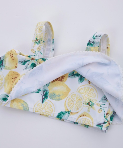 Ocean&Ground（オーシャン&グラウンド）の「ベビー水着/オフショルダーセットアップ(70～90cm)（水着・キッズ・レモンイエロー/マルチ・90/80/70）」の5枚目の写真