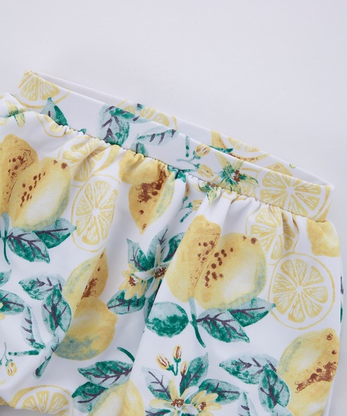 Ocean&Ground（オーシャン&グラウンド）の「ベビー水着/オフショルダーセットアップ(70～90cm)（水着・キッズ・レモンイエロー/マルチ・90/80/70）」の7枚目の写真