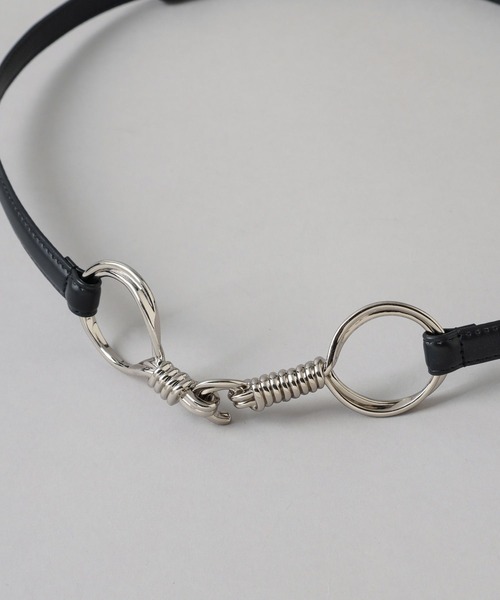 HARE(ハレ)の「ビットナローベルト(HARE)(ベルト・レディース・ブラック・FREE)」の9枚目の写真