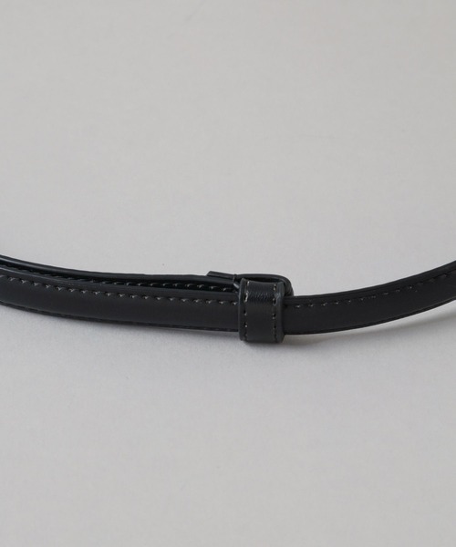 HARE(ハレ)の「ビットナローベルト(HARE)(ベルト・レディース・ブラック・FREE)」の8枚目の写真