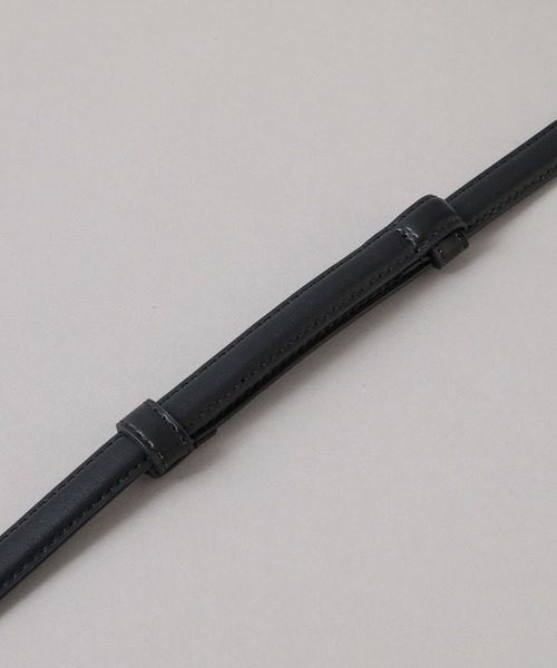 HARE(ハレ)の「ビットナローベルト(HARE)(ベルト・レディース・ブラック・FREE)」の7枚目の写真