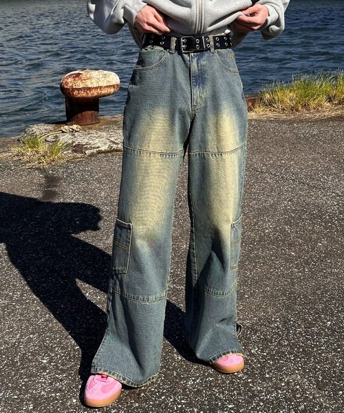 Perushu（ペルーシュ）の「ヴィンテージライクフレアデニム（デニムパンツ・メンズ・ブラック/ブルー/ブラック系その他・SMALL/MEDIUM/LARGE）」の19枚目の写真