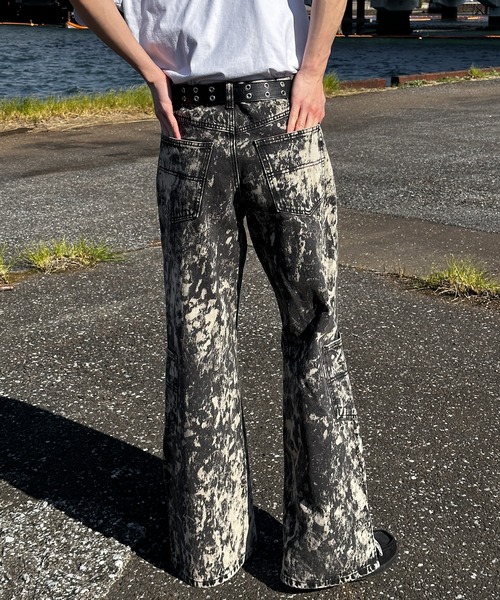 ［即完売Lsize］Perushuヴィンテージライクフレアデニム セール】ヴィンテージライクフレアデニム（デニムパンツ