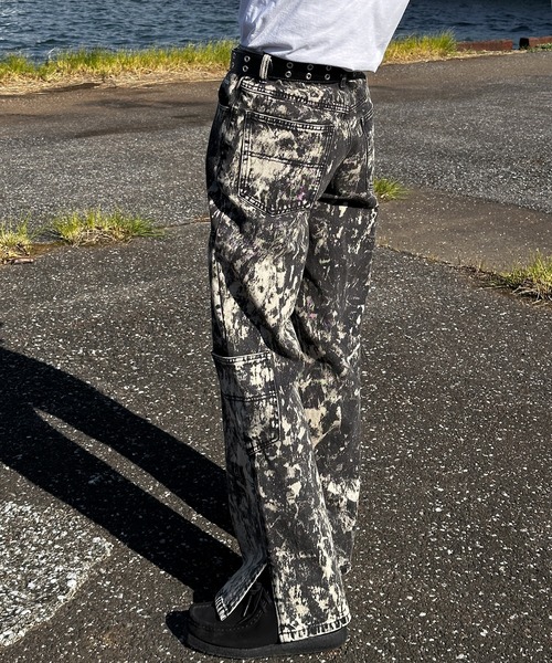 Perushu（ペルーシュ）の「ヴィンテージライクフレアデニム（デニムパンツ・メンズ・ブラック/ブルー/ブラック系その他・SMALL/MEDIUM/LARGE）」の6枚目の写真